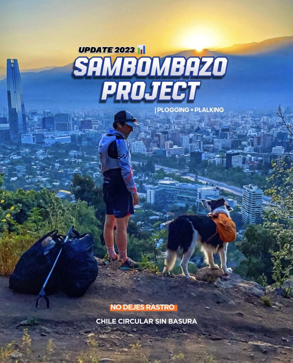 golomalo's tweet image. Ploggeando amaneceres
📊#Sambombazoproject 2023 update
📈 16.180 Iitros recogidos 
🐕‍🦺🏃🏻‍♂️🧤 1865,5 km #plogging
📕8631 Botellas 
📗3804 Latas
📘1723 Paquetes snacks
📙219 Mascarillas
#nodejesrastro 
Chile Circular Sin Basura