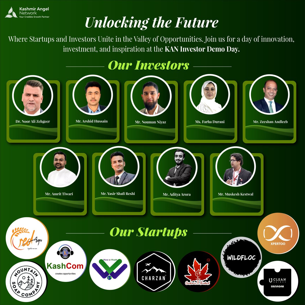Kashmir_Angels's tweet photo. Pathway to prosperity: Discover the future at KAN Demo Day.
@wadhwanif
#investors #startupbusiness #business #networking #innovation #economicgrowth #economy #kashmiristartup #fundraising #fundraiser #kashmirangelnetwork #angelnetwork https://t.co/yIzmPUZZtk