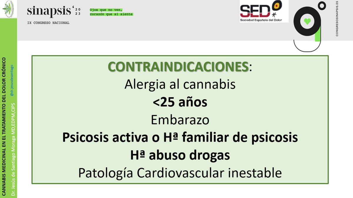 ChusMoraga's tweet photo. La prensa tiene q diferenciar entre #cannabismedicinal y #cannabis . Las contraindicaciones del #cannabismedicinal en el #tratamientodolor son claras.
@LaVanguardia @Sedolor @SEPsiq @imardgroup 
https://t.co/LxgUgKyRMD
🗓️9N
https://t.co/rY6cai0tJs
🗓️24N
https://t.co/Yh8jB73QkI https://t.co/on5XdPdfnH