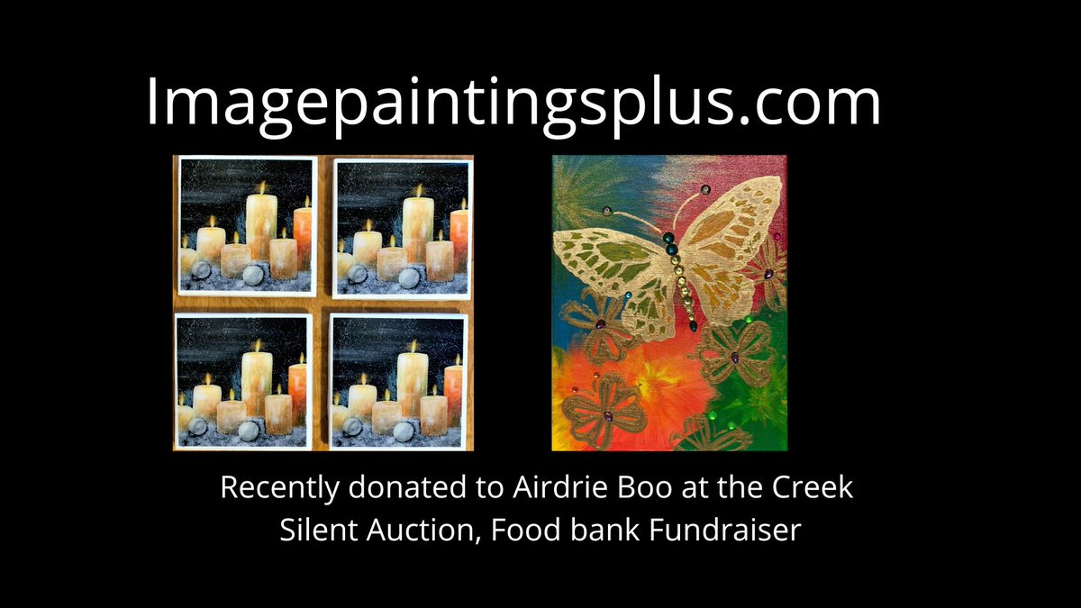 PamelaJonson4's tweet photo. My donations to the Airdrie Boo at the Creek Food Bank silent auction fundraiser 2023. #fundraiser #silentauction #Auction #foodbank #donations #giving #airdrie #yyc #Calgary #rockyview #artist https://t.co/A38Fj8SQFt