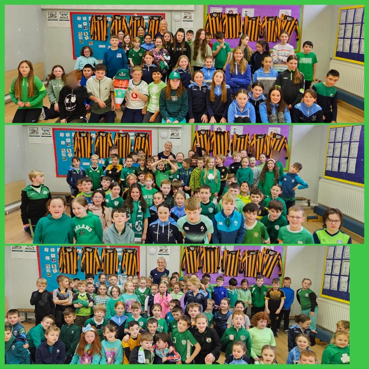 We were delighted to welcome <a href="/TeamIreland/">Team Ireland</a> athlete Sarah Lavin to our school today as part of the Dare to Believe programme. We had wonderful fun &amp; the pupils had a chance to ask questions, engage in some activities &amp; meet a fantastic role model! Best wishes in #Paris2024 Sarah!