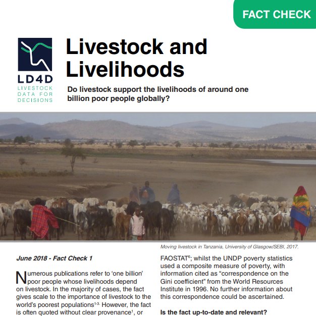 Fact Check: Do livestock support the livelihoods of around one billion poor people globally? 🤔

In 2018, we investigated the data behind this "big fact". What did we discover?