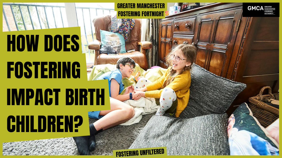Fostering really is a family affair. 👨‍👩‍👧‍👦
 
The children of foster carers have a particularly important role in fostering and the impact on them can be profound.
 
👉 fostering-unfiltered.org/explore-foster…
 
#FosteringUnfiltered