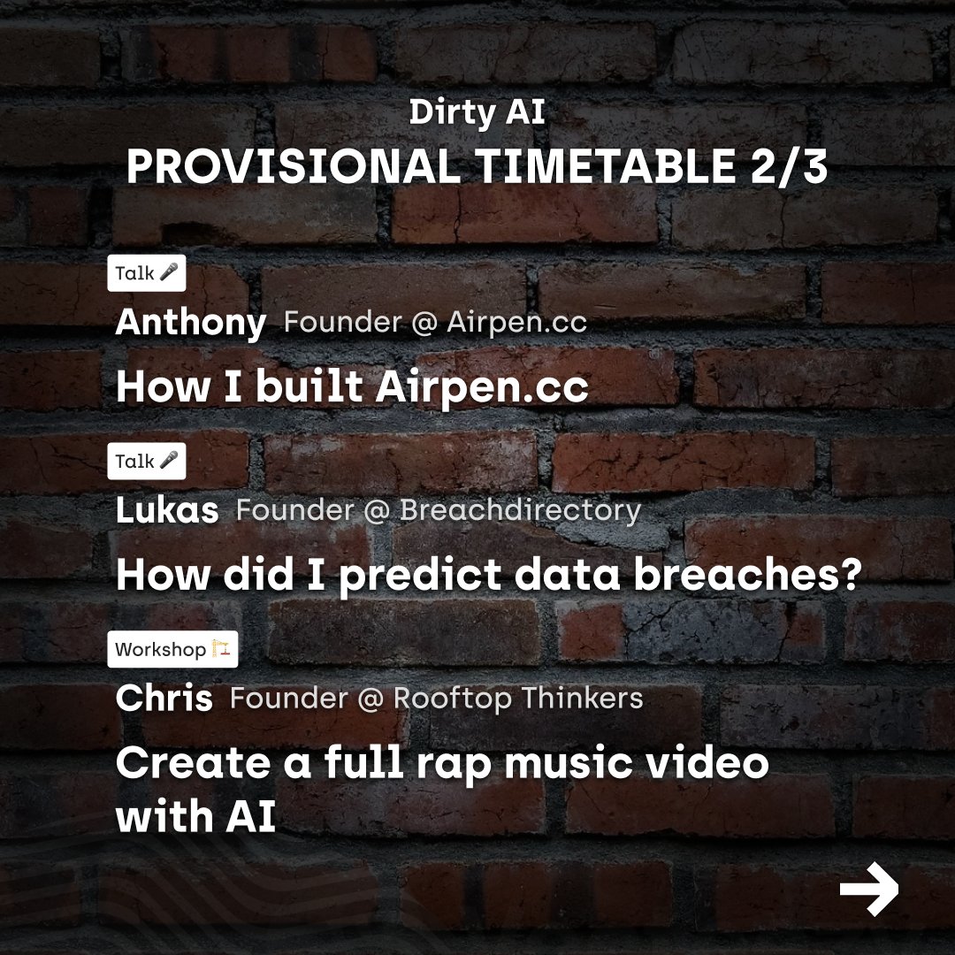 wim_dao's tweet photo. 🤖 Ready to embrace the chaos of AI? Get ready for Dirty program! From ChatGPT to LoRA, it's a wild ride through the AI jungle. Don't miss out! 😜 #DirtyAI #AI https://t.co/lWSQxd7YKK https://t.co/oJo9rEWS84