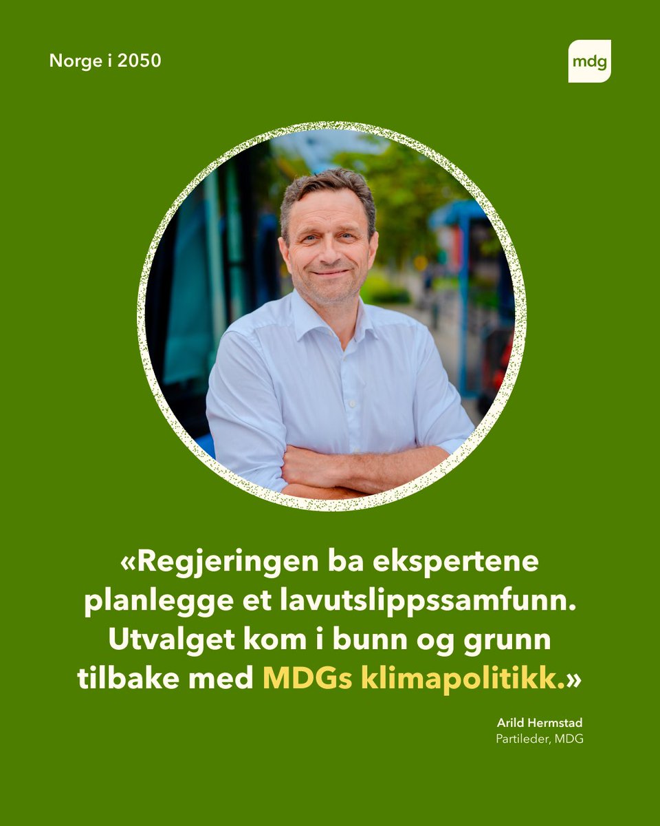 Det er fristende å skryte litt når regjeringens eget klimautvalg anbefaler så mange tiltak som MDG allerede har foreslått. Men det viktigste er at Støre og Vedum går fra å snakke om klima til å faktisk gjennomføre klimapolitikk som skaper en bedre klode og bedre liv for mennesker