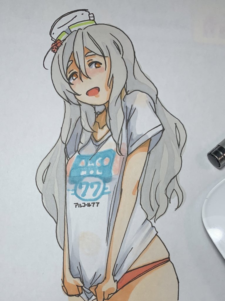 連装砲ちゃん ,島風(艦隊これくしょん) ,天龍(艦これ) 「クソT 」|ひじからのイラスト
