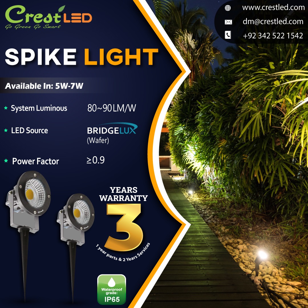 PakCrest's tweet image. Spike Light

Visit our website for more information:crestled.com/c/led-lights/s…

Contact Us: 03425221542
Email:sales@crestled.com

#spikeLight #LEDcompactLight #SiliconStripLight #FlexibleStripLight #pendantsuspendedlight #PostGardenLight  #crestled #crestpak #homeautomation