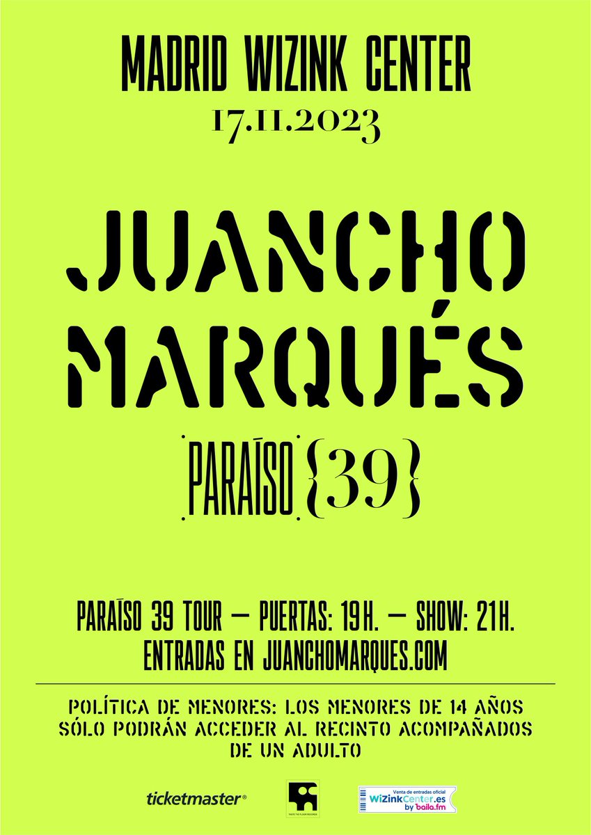 MADRID!!!!! NOS VEMOS EN MENOS DE UN MES 💙💙💙💙🎟️ ticketmaster.es/event/33629 🎟️