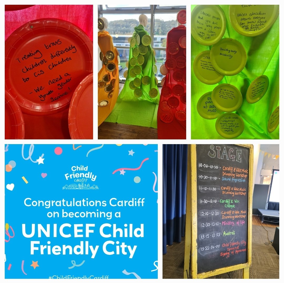 Today is the culmination of 5+ of hard work by the @ChildFriendlyC1 team. Proud to have played a small part in the health badge. #rightsfestcardiff