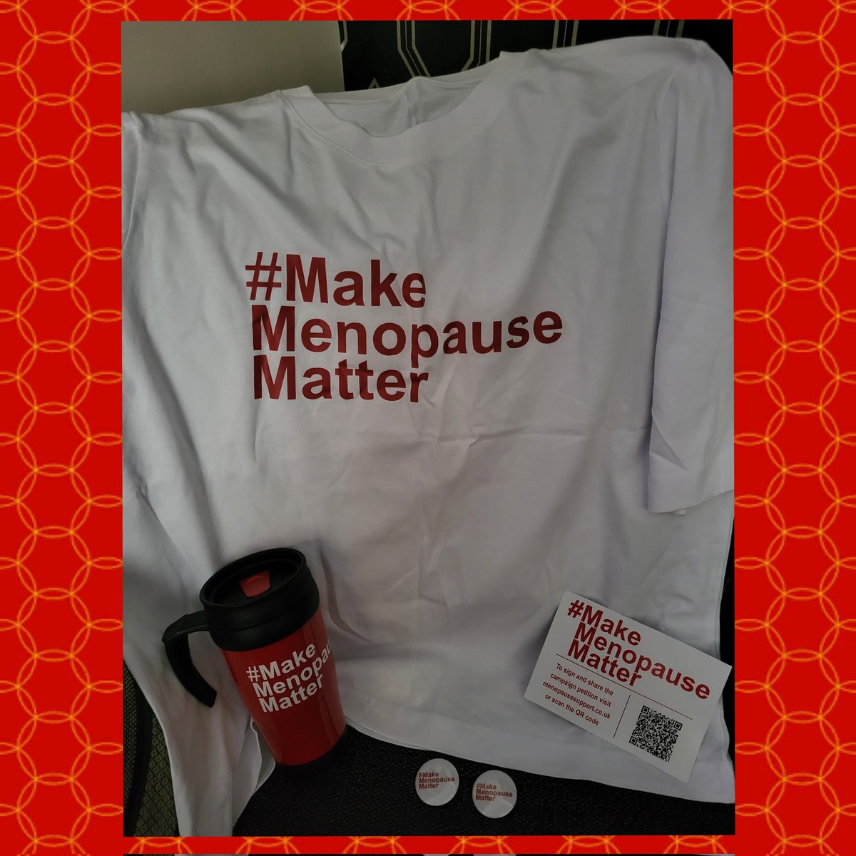 sammip78's tweet photo. Look what arrived in the post today #makemenopausematter https://t.co/wAmQXPODez