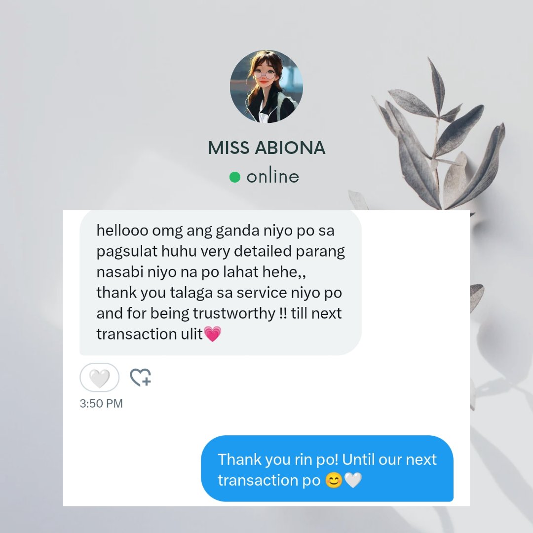 kmbautistaaa's tweet photo. Ola!
A First-time Client 🤍
Task: Position Paper about Continuing Professional Development Law (CPD)
If you need a hand with the same or related tasks, don’t hesitate to DM your inquiries! 💌
#commstwt #studytwt #lfclient #abiproves #lfcommissioner #academicpaper https://t.co/LV44UWDmlP