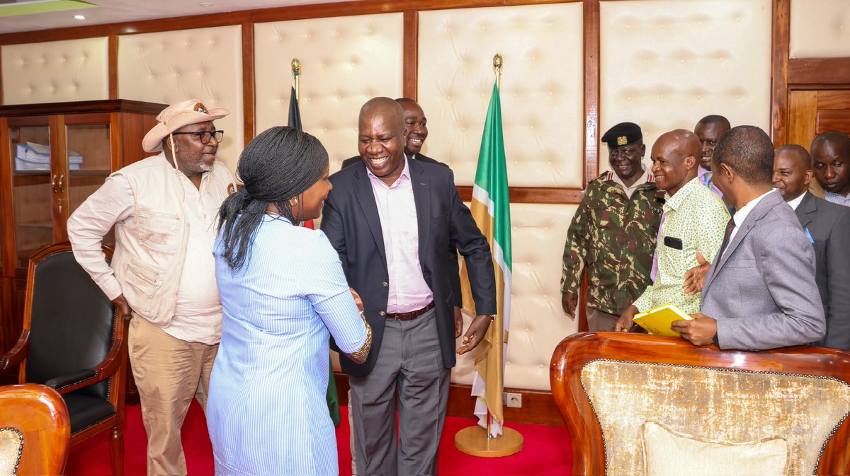 AFABoardChair's tweet photo. Today, I accompanied Hon. Mithika Linturi, the Cabinet Secretary for the Ministry of Agriculture and Livestock Development, on a courtesy visit to H.E. Cecily Mbarire, MGH, the Governor of Embu County. https://t.co/gtjETR5m08