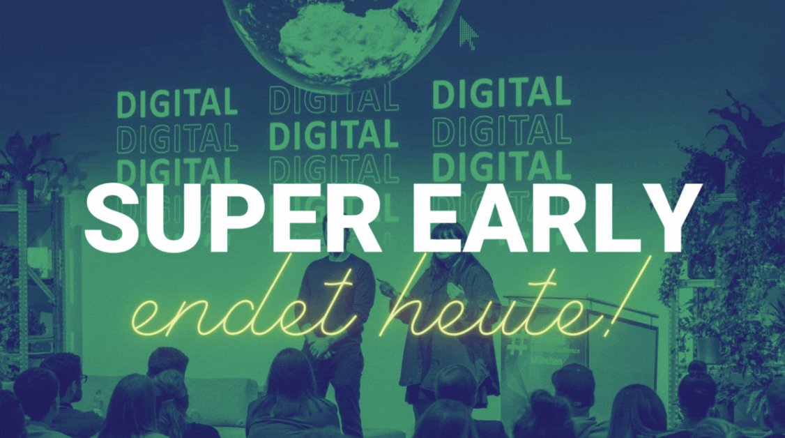 Kleiner Reminder! Die Ticketpreise für die #ASMC München steigen heute Abend um 100 €. 🐤

💡 Hier findest du die bestätigten Speaker*innen und dein Ticket: bit.ly/TicketsASMCMUC…