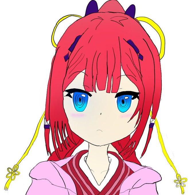 #同じキャラで初めて描いたのと最後に描いたのを比較
お顔は大分可愛く描けるようになってきました(`・ω・') 