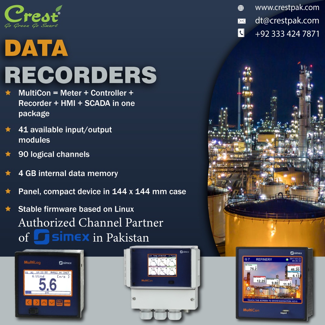pak_crest's tweet image. Data Recorders
Visit our website for more information:crestpak.com/contact-us/
Contact Us: + 92 333 4247871
Email:info@crestpak.com
#DataRecorders
#TemperatureControllers #TerminalRelays #SolidstateRelays #OMRONCounters #crestled
#crestpak
#ecrestsoft
