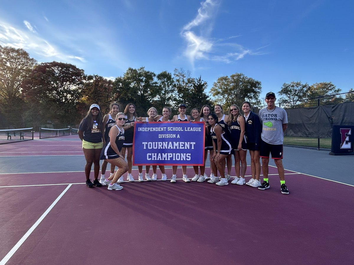 Congratulations to Stone Ridge - 2023 ISL A Division Tennis Tournament Champions!