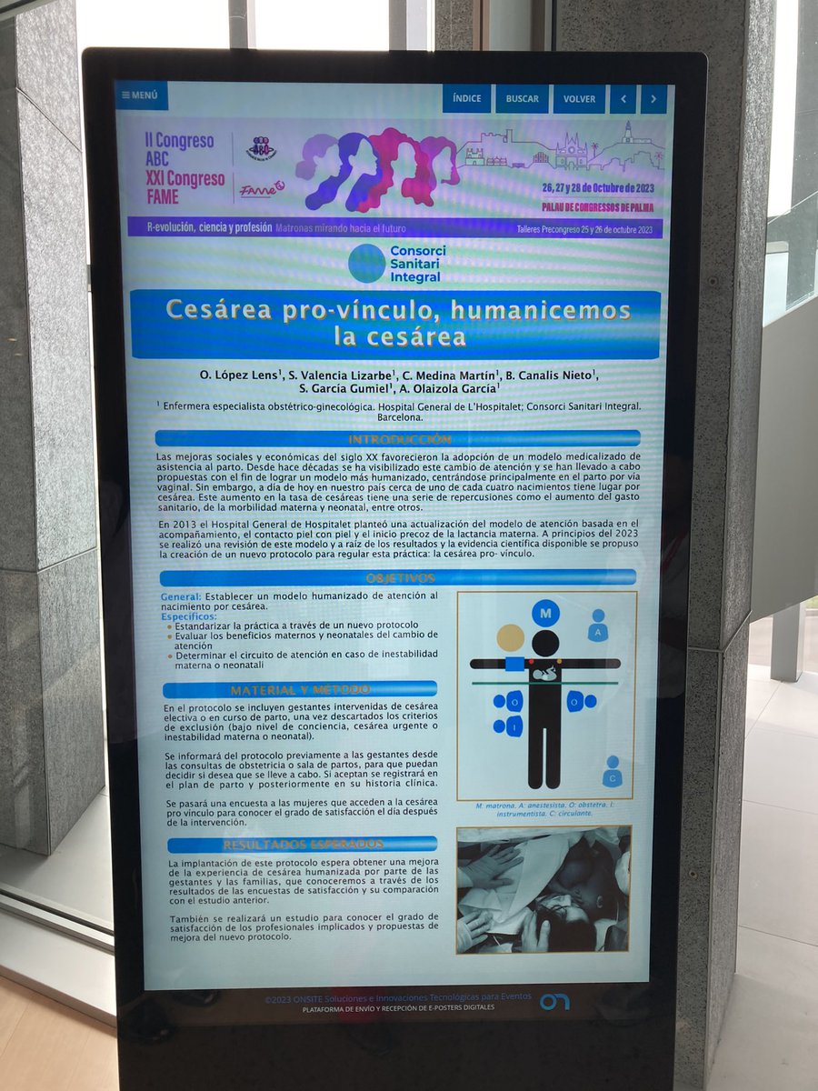 CanalisBea's tweet photo. Les llevadores i residents de llevadora del CSI, presentem al Congrés Nacional de la FAME, 8 pósters i 1 comunicació!
#somcsi #soymatrona https://t.co/xKcRWD3RPc