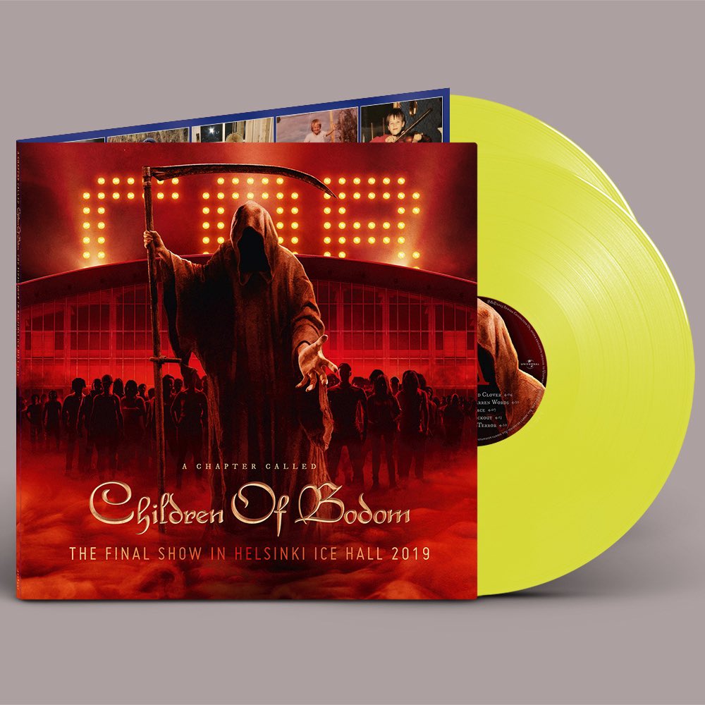 Bundles and LP variations also available through Record Shop X: recordshopx.com/artist/childre… ’A Chapter Called Children of Bodom  (Final Show in Helsinki Ice Hall 2019)' out on December 15, 2023 via Spinefarm.