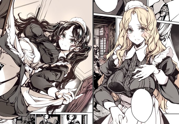 ちと可愛く描けたメイド 