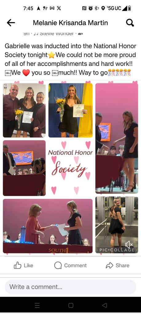 cllbaseball's tweet image. Congratulations Gabrielle