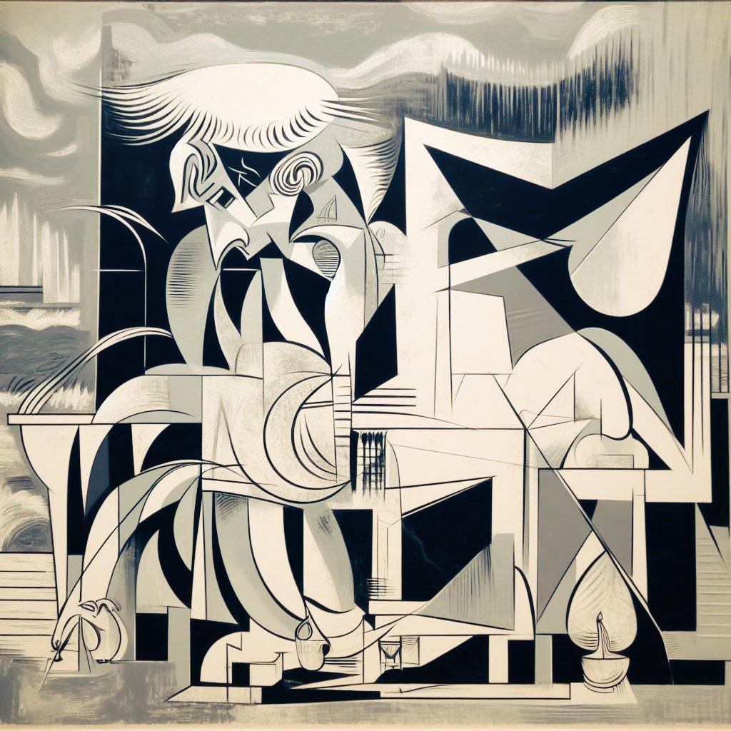 AlvarArte's tweet photo. ¡Comenzamos nuevo Reto! 

¿#SabesCuálSerIA?

Hoy traemos 4 obras, tres creadas por el artista #Picasso y una creada por #IA siguiendo patrones generales de su estilo artístico. 

¿Sabrías distinguir qué obra fue creada por la #IA? 

Te dejo la encuesta en el siguiente post⏬️ https://t.co/WKMnB51wbr