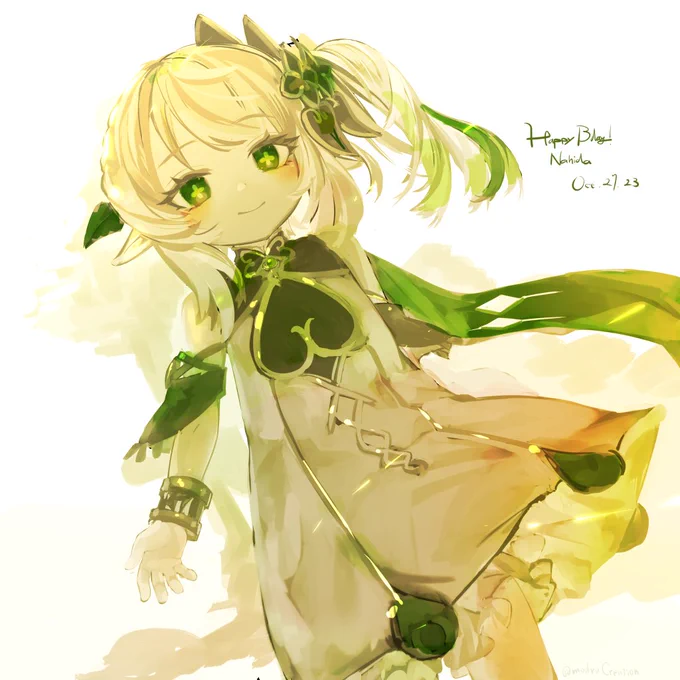 ナヒーダ誕生日おめでとう!#原神 #ナヒーダ誕生祭2023 
