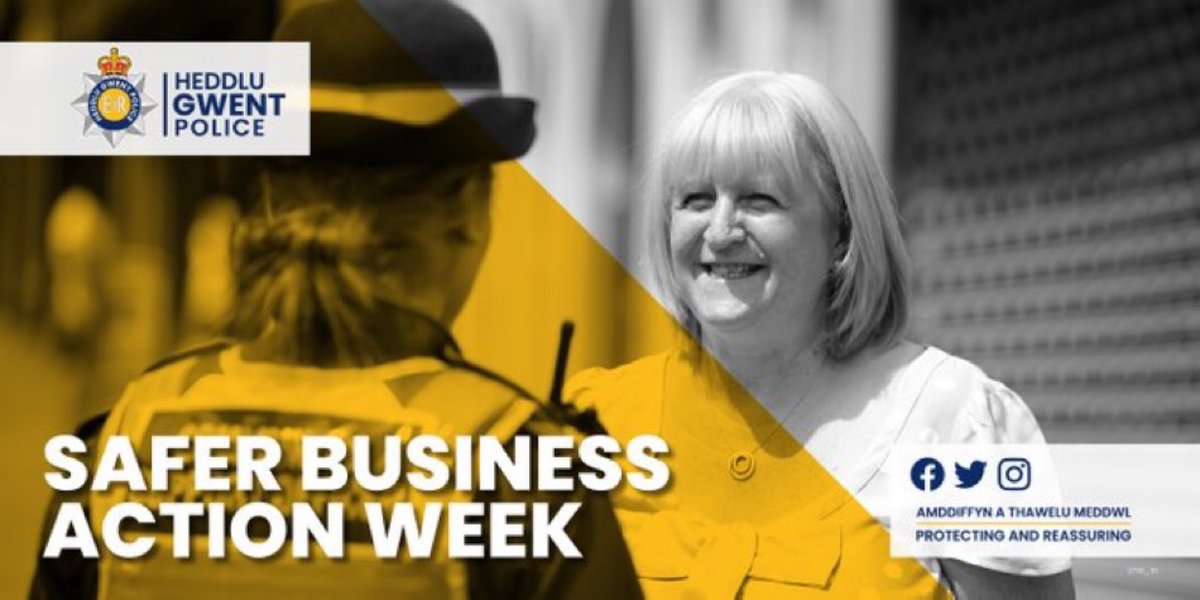 Looking back to #Safer Business Action Week. The WDBC team visited businesses across the Force, delivering advice and support to stop them becoming victims of acquisitive crime. 👮

165 Businesses were supplied with Crime Prevention Packs. 

@GwentPCC  

#protectandreassure