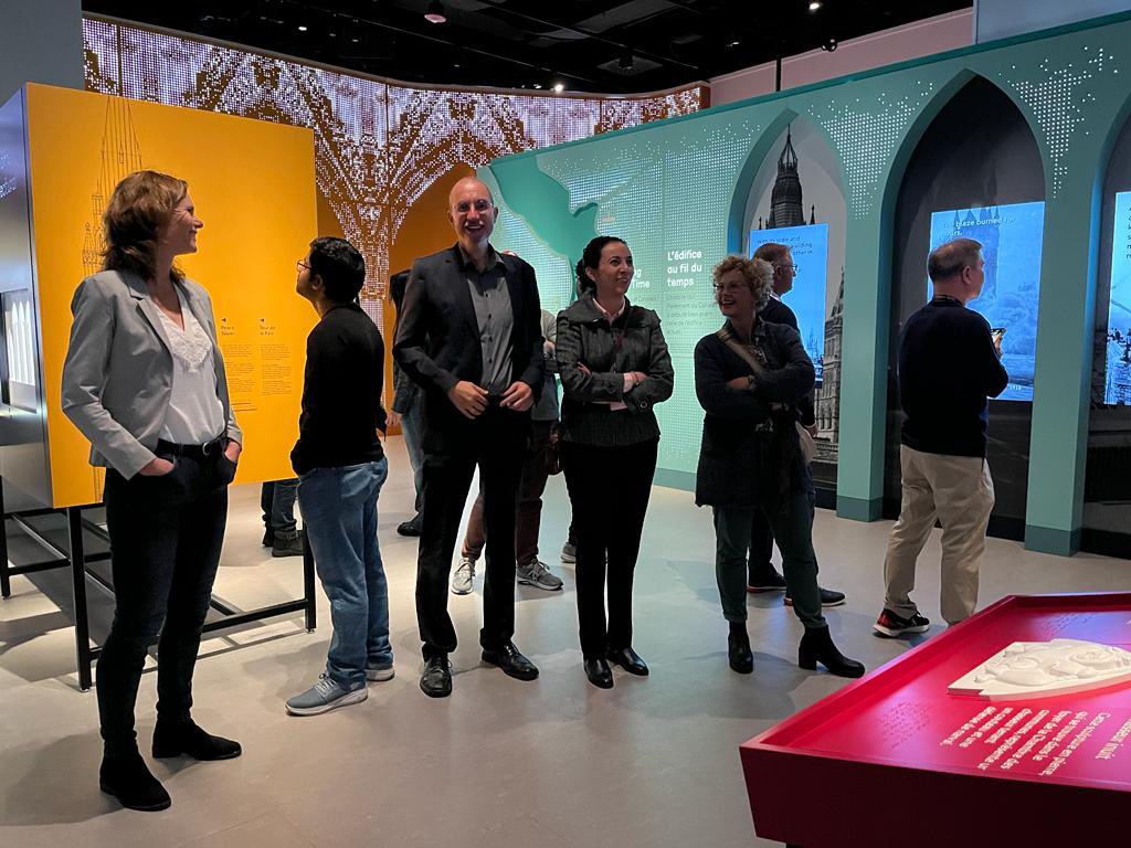 On October 25, #ROCA2023 Coaches went toured @parliamentofcanada immersive experience 🍁