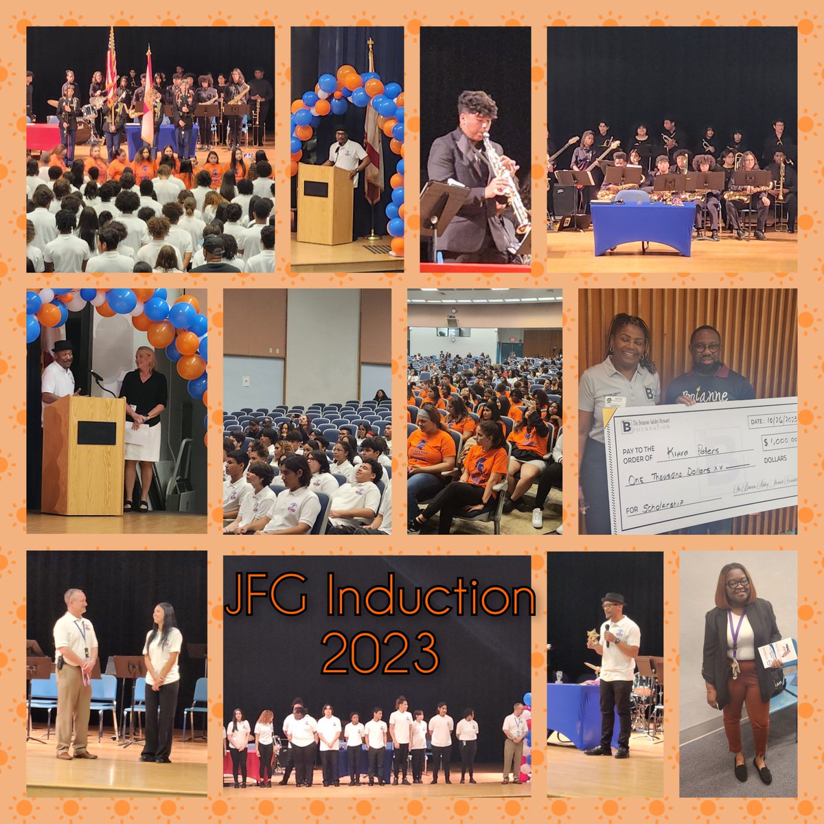 SpartanHhhs's tweet photo. Congratulations to Mr. Salter and his JFG students on their 2023 Induction Ceremony! It was a great success! Looking forward to watching this group continue to grow throughout the year! ♥️🎓 #SpartanNation #HillsWillROCKYou!🎸 @Principal_HHHS @FLGraduate https://t.co/Z3wGR54jio