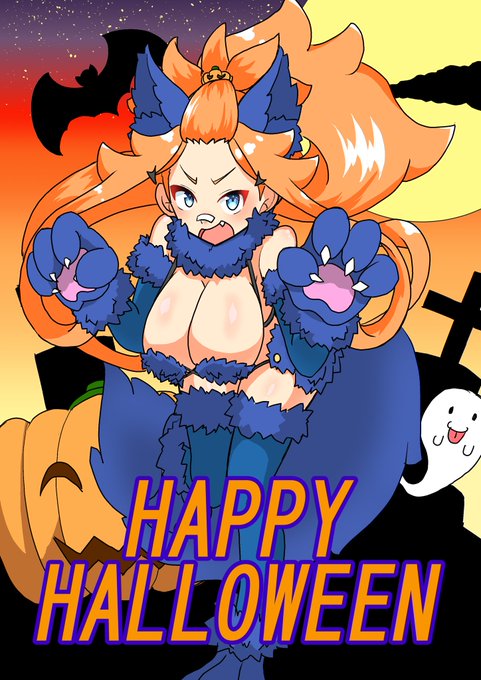 ハロウィン絵再掲 