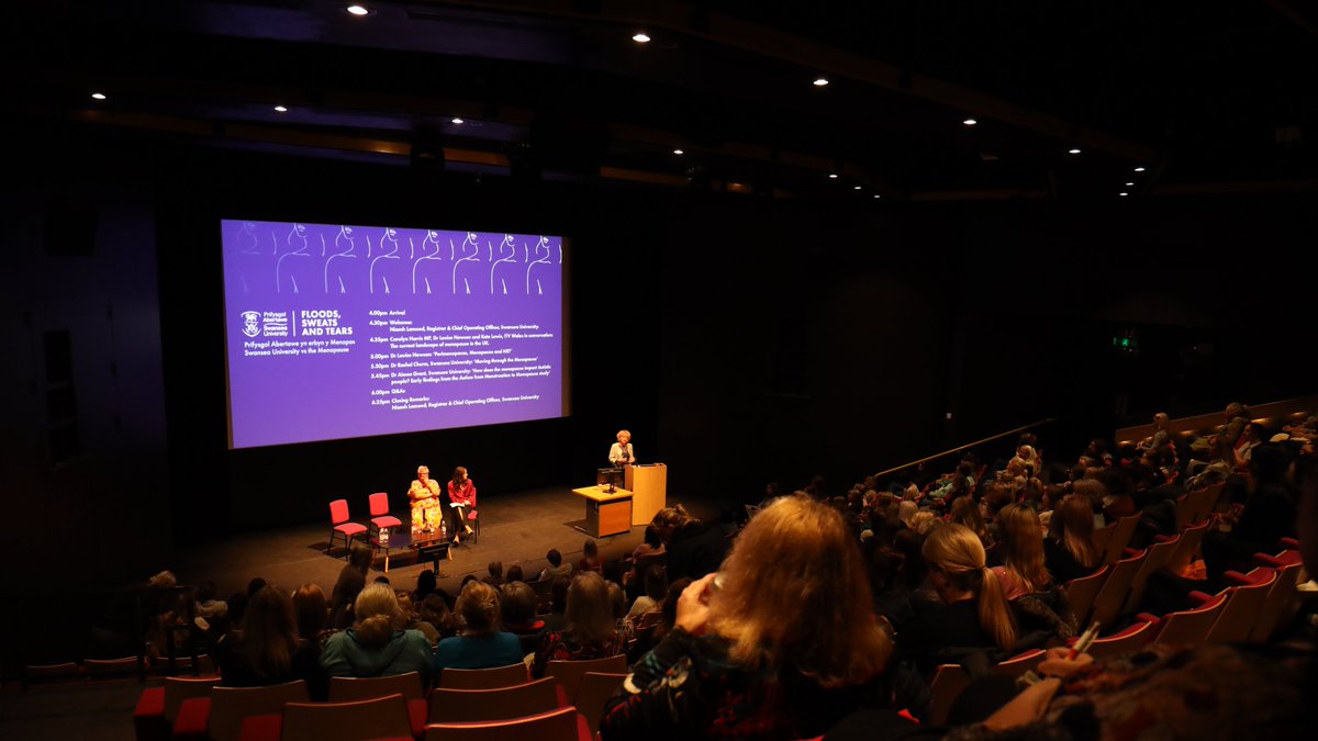 Last week, we held a special event looking at how #SwanseaUni is taking on #menopause 💪

We're proud to be keeping this important conversation going with the launch of a 'menopause café' and plans to develop our very own Menopause Clinic.

➡ swan.ac/Menopause