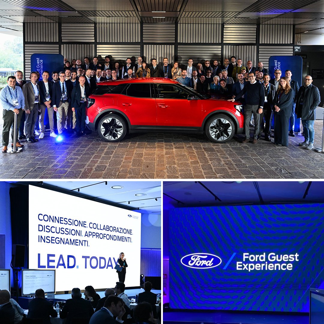 forditalia's tweet photo. I Ford Partner hanno partecipato alla Ford Guest Experience: un evento per condividere idee e best practice sulla gestione del cliente, promuovere una cultura dell’inclusione e perfezionare l’assistenza in modo che ogni cliente Ford sia seguito in modo personalizzato. https://t.co/A1lP6zI6bH