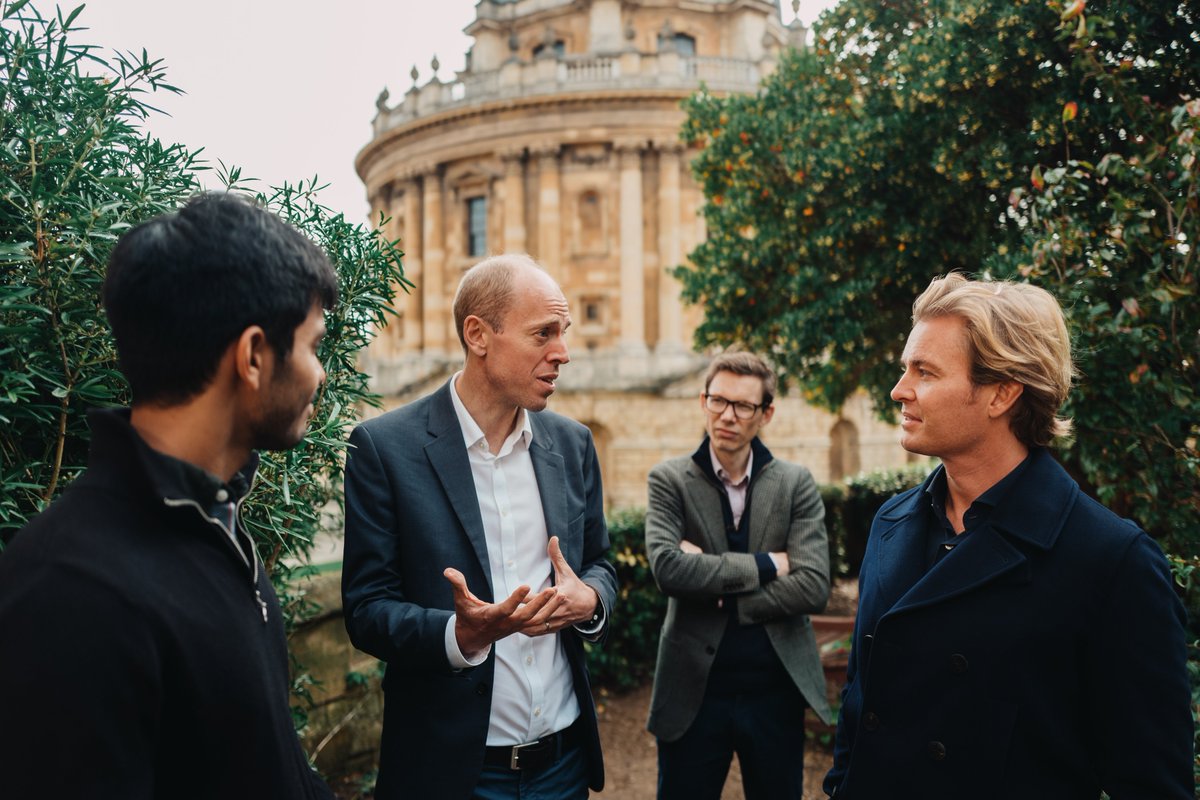 OxfordSDGLab's tweet photo. A huge pleasure to host @nicorosberg, 2016 F1 🏎️
World Champion and Sustainability Entrepreneur at @UniofOxford on 23 Oct. Rosberg Philanthropies funded its first SDG Impact Lab project in 2023: The Rosberg Climate Fellow's Programme. Read more here: https://t.co/tswmPLZWN2 https://t.co/SWdyeokTzp