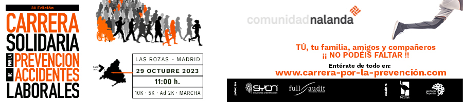 nalanda_global's tweet photo. ¡El domingo celebramos nuestra #CarreraPorLaPrevenciónDeAccidentesLaborales! 

Muchísimas gracias a todos los que os habéis apuntado, será un día lleno de sorpresas y emoción. 

Y gracias a @FullAudit y @syon_control por hacerlo posible 😉
https://t.co/ro4416K183 https://t.co/KPj6E36YWj