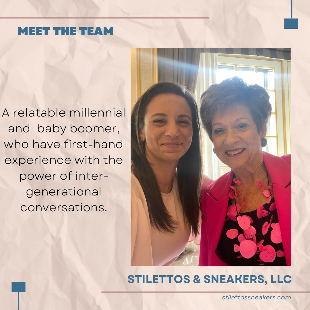 Let’s #meettheteam that made this all possible! Head over to our website on November 1st to learn all about Stilettos 👠 & Sneakers 👟 #jointheconversation
