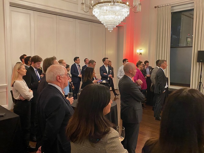 Andrew Smith (@smithandrewr) on Twitter photo Busy night: <a href="/CanadaUKChamber/">Canada - UK</a> New Members night & induction ceremony
Chamber President Bill Smith kicked it off; then series of introductions and company profiles
The ⬆️growth in 🇨🇦-🇬🇧 economic exchanges reflected in Chamber's strong growth in new members
<a href="/TCS_SDC/">Trade Commissioner Service</a>
<a href="/CanadianUK/">CanadianUK</a> Busy night: <a href="/CanadaUKChamber/">Canada - UK</a> New Members night & induction ceremony
Chamber President Bill Smith kicked it off; then series of introductions and company profiles
The ⬆️growth in 🇨🇦-🇬🇧 economic exchanges reflected in Chamber's strong growth in new members
<a href="/TCS_SDC/">Trade Commissioner Service</a>
<a href="/CanadianUK/">CanadianUK</a>
