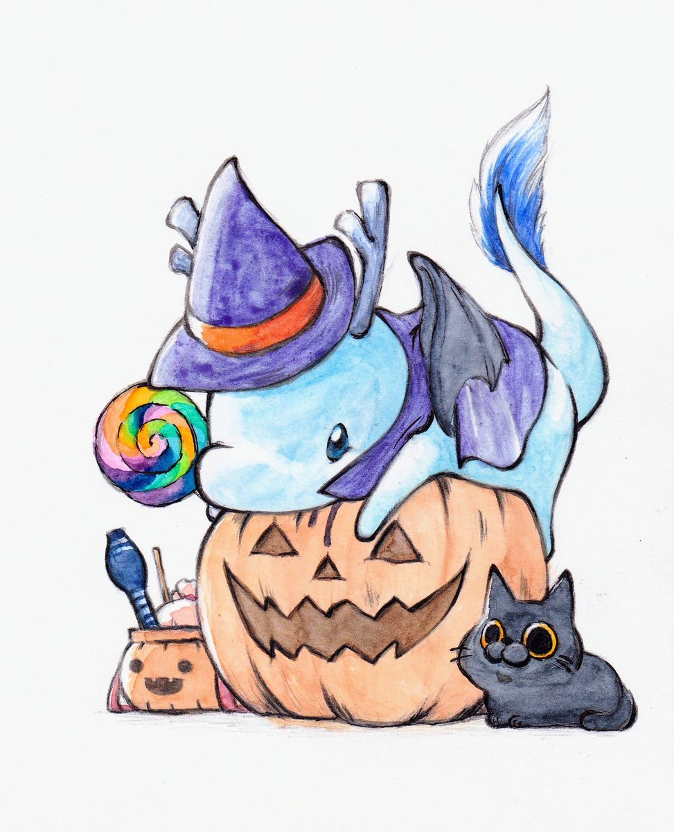 gralyr_6gra's tweet photo. 🎃ハッピーハロウィン🎃
いいねくれなきゃ(オロちゃんがサタさんに)いたずらしちゃうぞ! https://t.co/PvkeWr6FDK