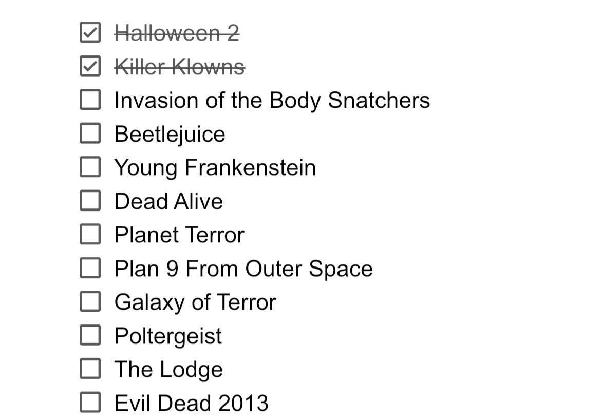 daggerglad's tweet image. Which of my October watchlist should I do next? Haven’t had nearly enough spooky this season