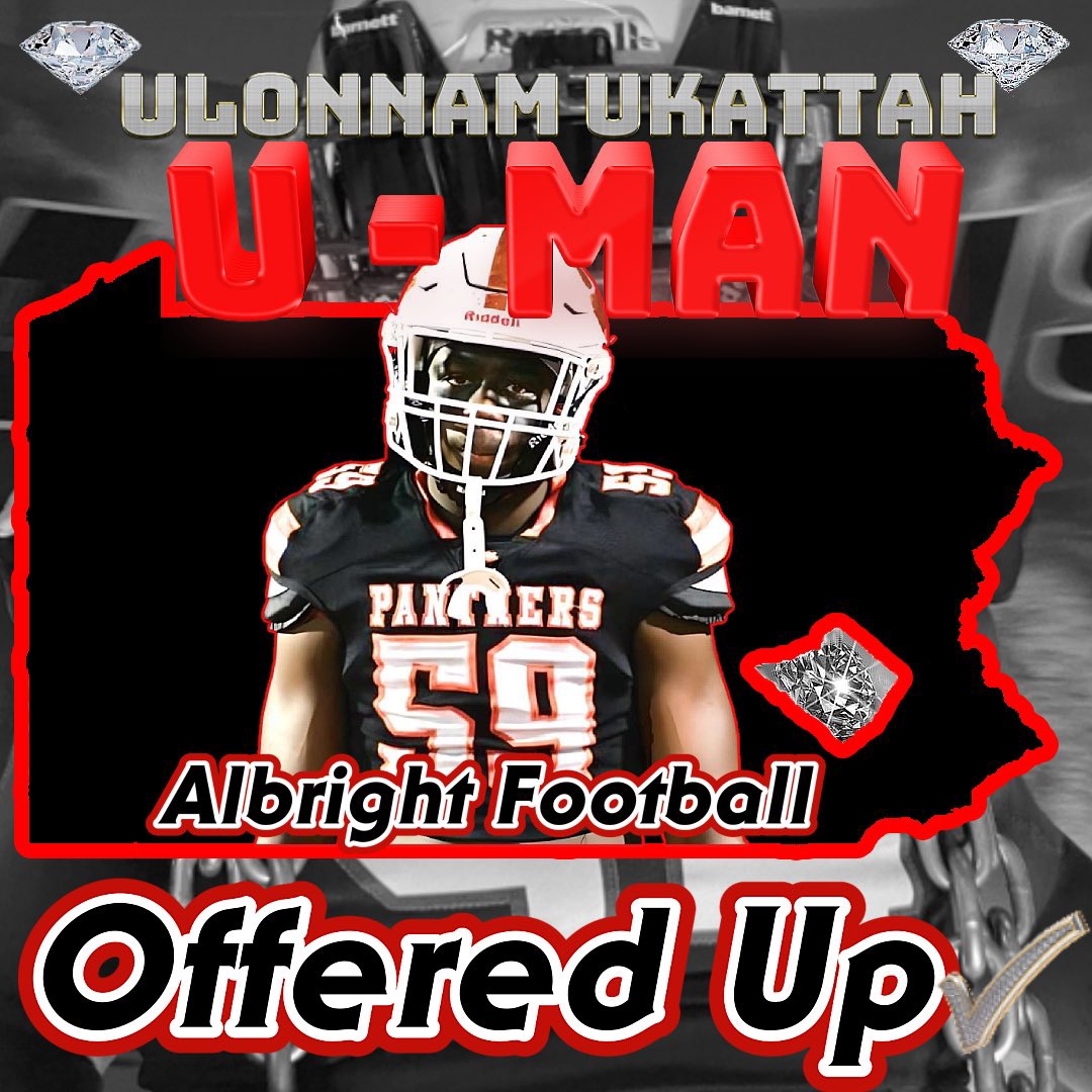 After a Great  Conversation with <a href="/CoachWeaverAC/">Coach Weaver-Albright College HFC</a> . I'm very proud  to announce that I've received my 1st college offer!! Thank  you  <a href="/centralyorkFB/">Central York Football</a> <a href="/Albright_FBall/">Albright Football</a>  #LionsUp 🦁🔴⚪️