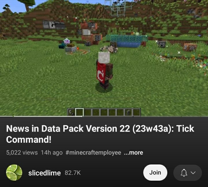 These new tick commands are going to be so helpful and insanely fun to play with. The first one to break all their auto farms wins! #javaforthewin #Minecraft
