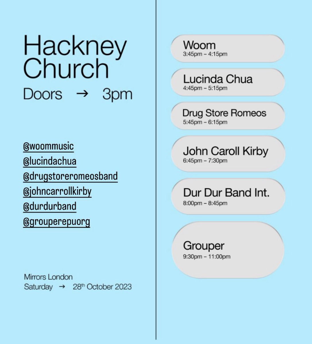Remaining tickets for Tomorrows show ::: ticketweb.uk/event/mirrors-…