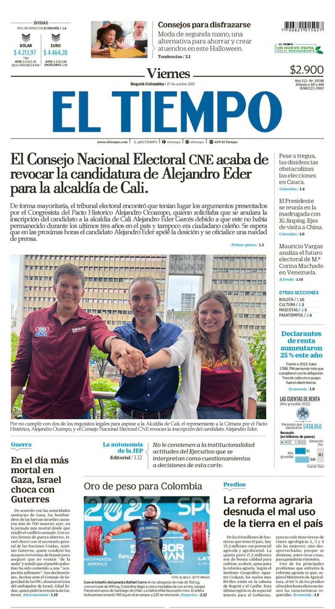 MafaldaMafe's tweet photo. La pucha, le paso lo mismo que a Tulio gomez revocaron a Eder https://t.co/e7MXm4V9mG