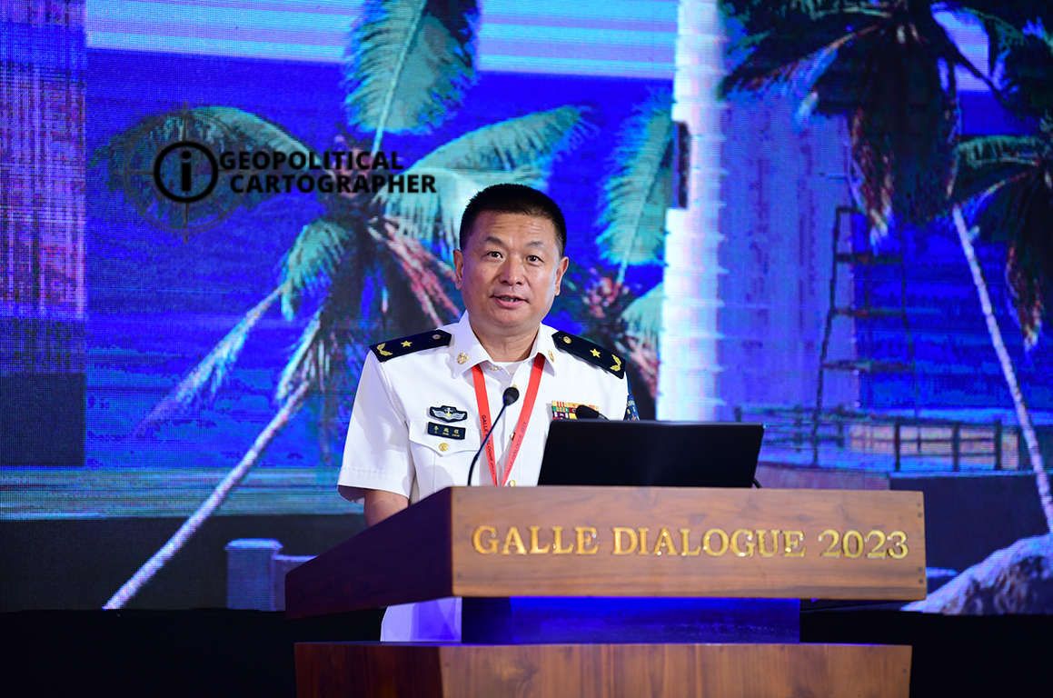 GCartographer's tweet image. Watch the session on #MaritimeSecurity Concerns with: 

- VAdm Tarun Sobti, @indiannavy

-  RAdm Li Pengcheng, PLA-Navy, China

- RAdm Eric Ruttenberg, @USPacificFleet

You can watch the session here:
youtu.be/9RGqhAnXTo8?fe… 
geopoliticalcartographer.com/events/confere…

#GalleDialogue #GD23 #IO #IOR