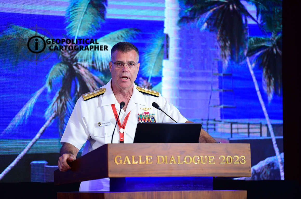 GCartographer's tweet image. Watch the session on #MaritimeSecurity Concerns with: 

- VAdm Tarun Sobti, @indiannavy

-  RAdm Li Pengcheng, PLA-Navy, China

- RAdm Eric Ruttenberg, @USPacificFleet

You can watch the session here:
youtu.be/9RGqhAnXTo8?fe… 
geopoliticalcartographer.com/events/confere…

#GalleDialogue #GD23 #IO #IOR