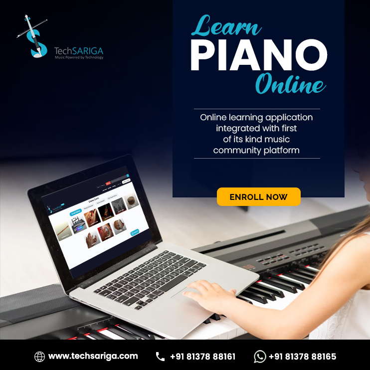 techsariga's tweet image. Unlock your musical potential from the comfort of your home with our online piano classes! 🎹 Join us for expert guidance, flexible schedules, and the joy of making music. Start your piano journey today! 🎵 #OnlinePianoClasses #musicfromhome