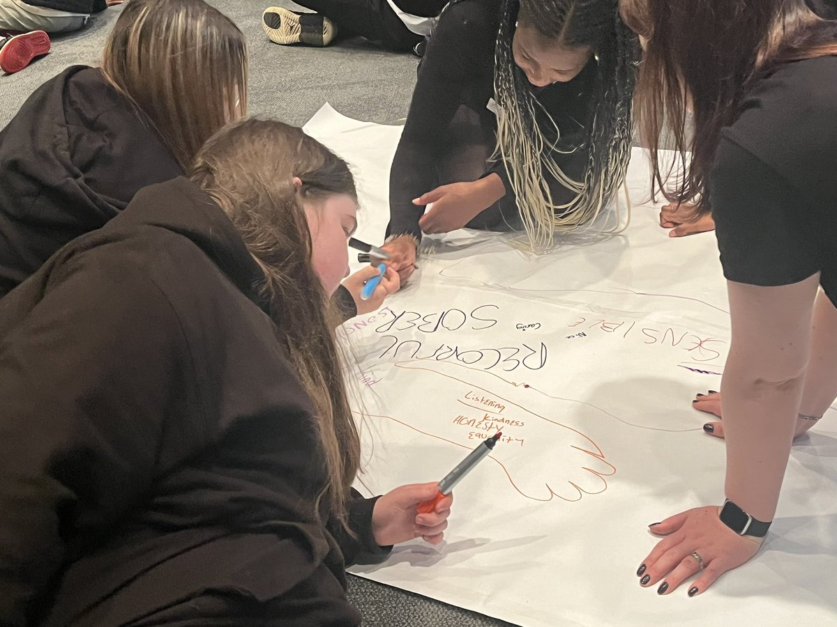LochendHarbour's tweet photo. So proud of this lot for fully involve themselves in thinking about what makes “One Good Adult”. @LochendHigh https://t.co/IUSewDHNBa