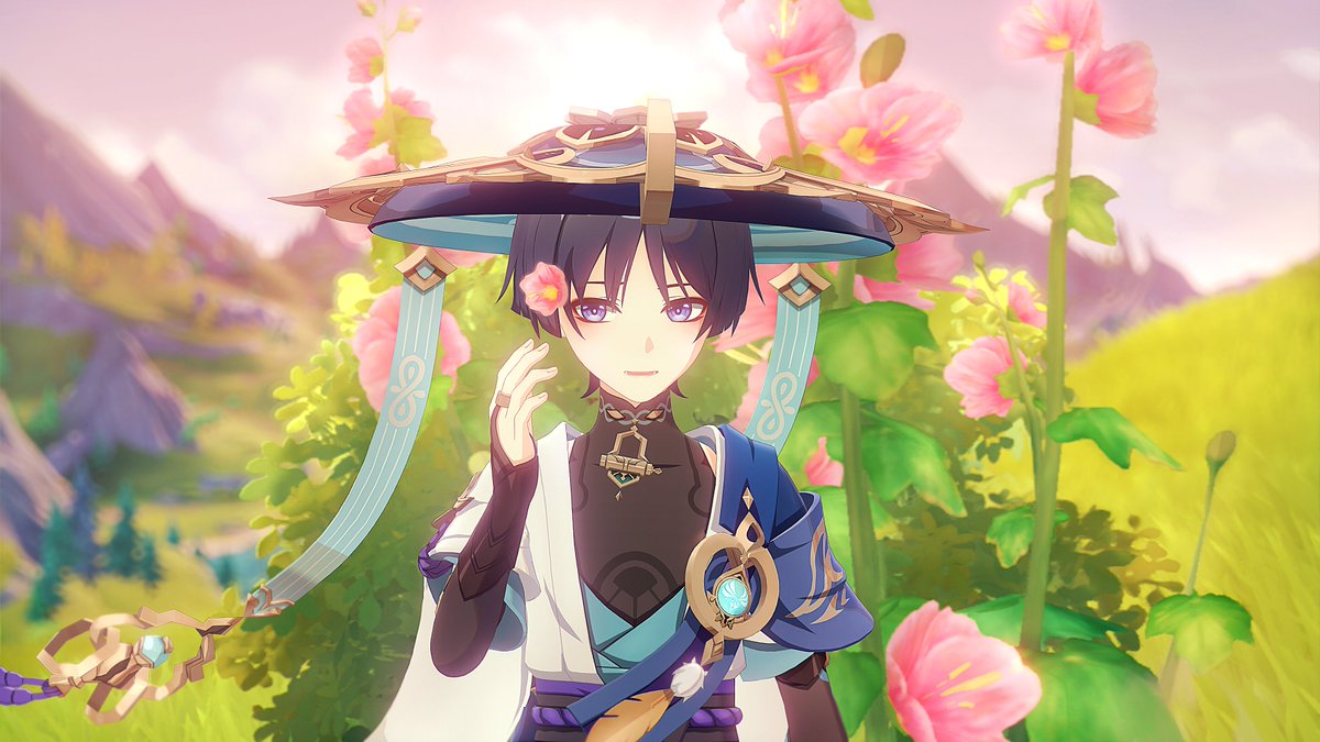 chewMMD's tweet photo. 🌀what are you doing with that flower?
🍁... - beautiful as I imagined...
#kazuscara #kazuwan https://t.co/OAd8ymmQKN