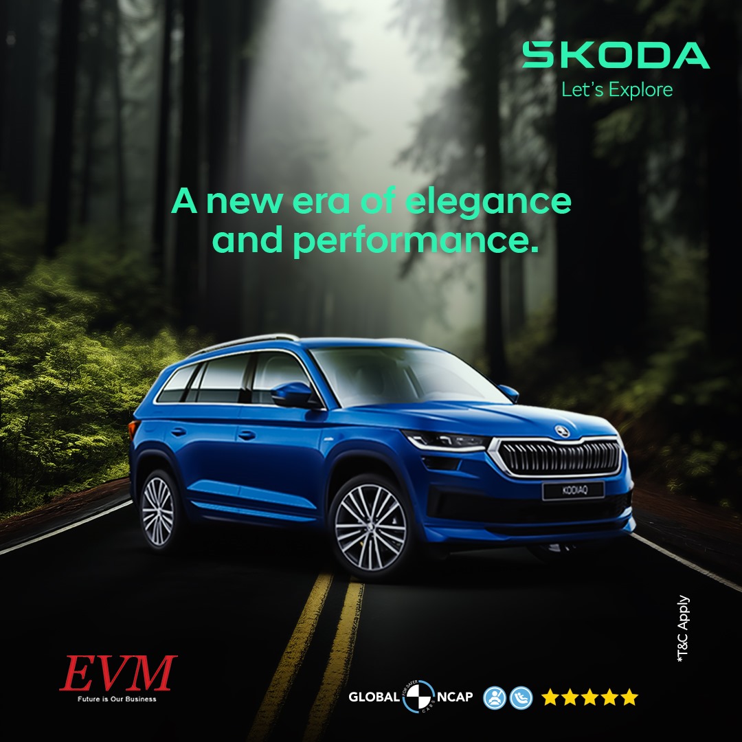 SkodaEvm's tweet photo. "Welcome to a new era of elegance and performance, where timeless sophistication meets cutting-edge excellence. Discover a world where style and functionality harmoniously converge, setting a higher standard for the future. https://t.co/Qaq00OS6Te
