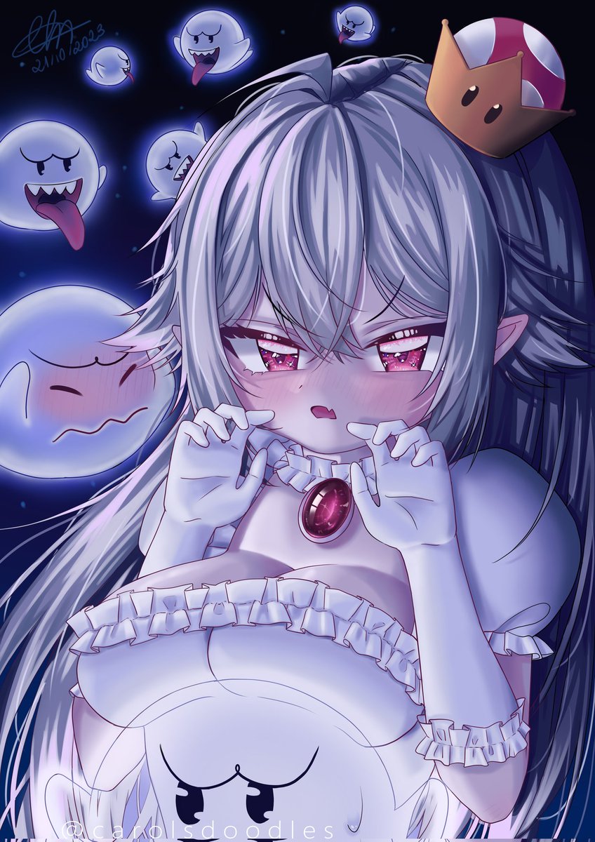 Carols_doodles's tweet photo. Another Halloween special!🕯️🎃👻 What did you think of this type of art?
#art #aesthetic #animegirlscute #artista #arte #artista #animegirl #animeart #halloween #boo #princessboo #mario #fanart #nitendo #game #ghost #fantasy #fantasma #cutehorror #anime #animestyle #notia #notai https://t.co/dM8py304sU