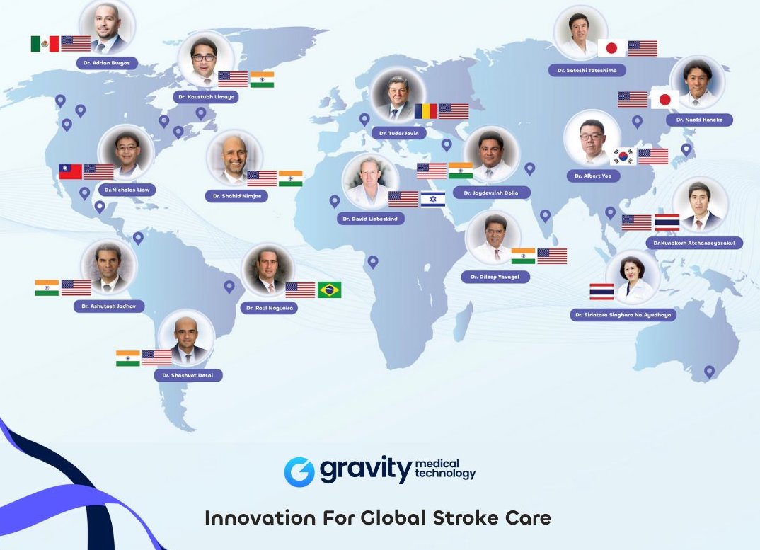 1/🌐 The Gravity Mission: Born from a 🌍 collective of stroke experts in neuroimaging, neuroendovascular surgery, clinical trials & medical device development, the Gravity Mission is rewriting the story of stroke care. Our mission is clear: we're uniting to transform stroke tx